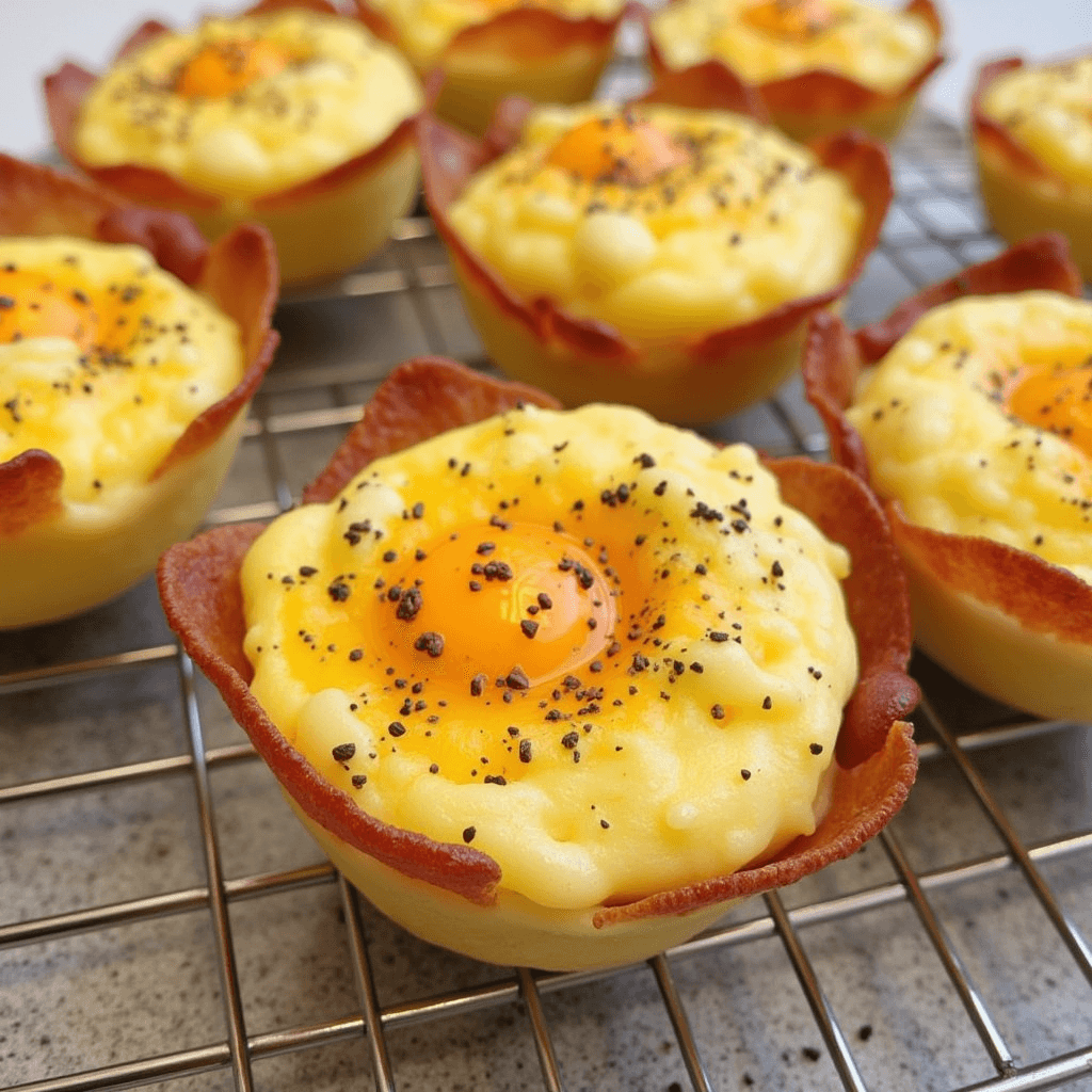 bacon and egg muffins