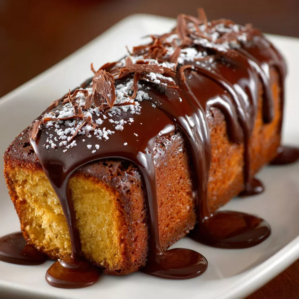 Classic French Chocolate Cake with rich chocolate frosting and a slice cut out