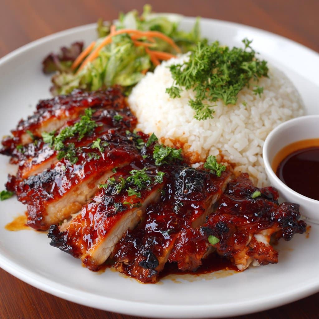Honey BBQ Chicken Rice